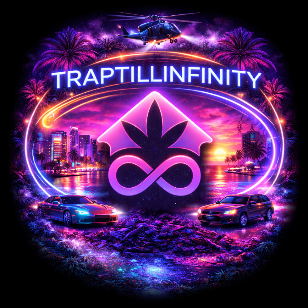 TrapTillInfinity Neon Campaign
